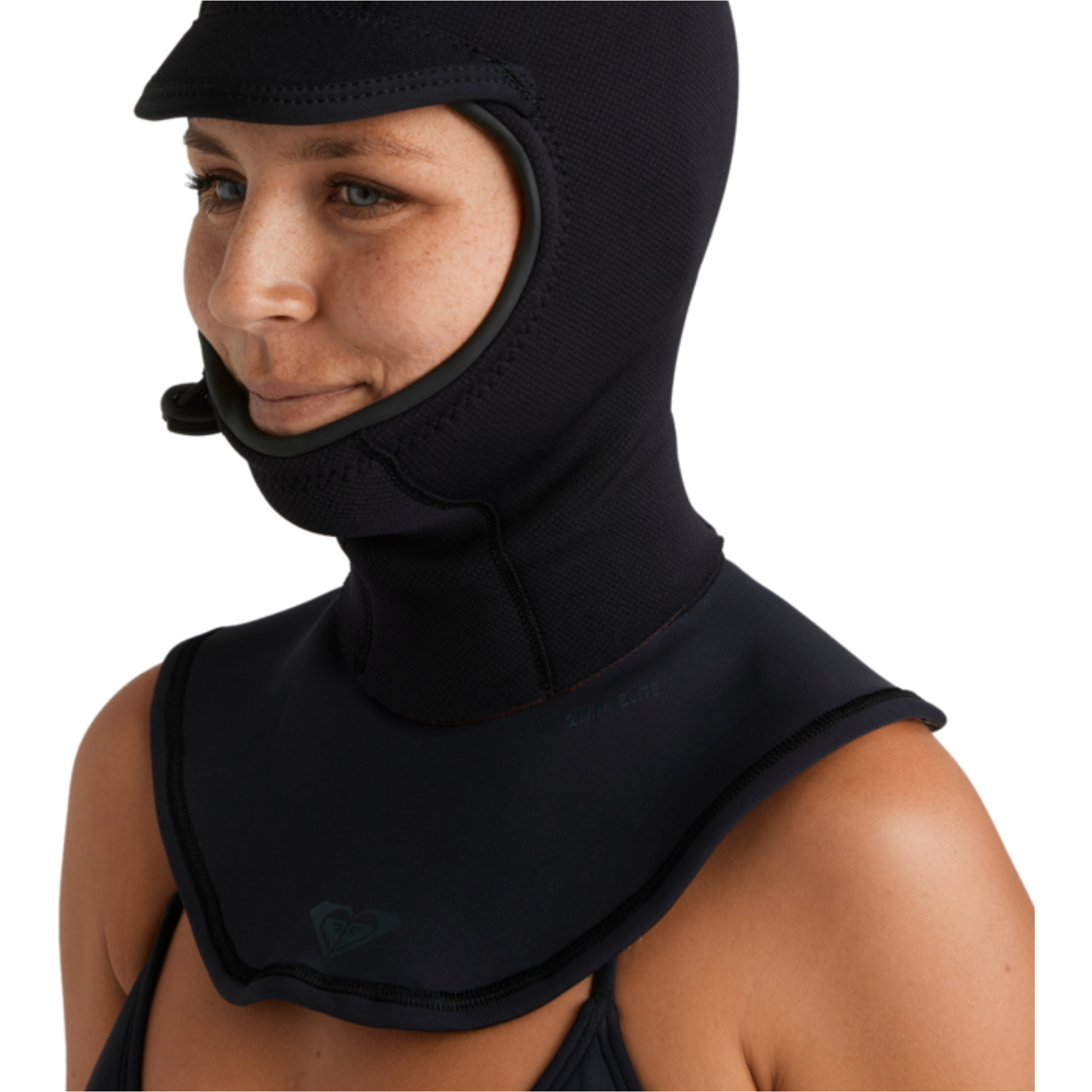 2025 Roxy Womens 2mm Elite Wetsuit Hood 26BW193513 - Black